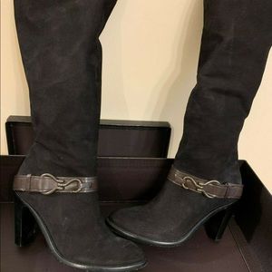 Cole Haan Women's Air Tantivy Knee-High Boots 90 Size 9.5B Black